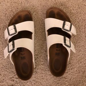 white birkenstock